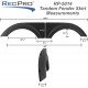 RV Tandem Fender Skirt | 64-3/4 W x 11-3/8 H x 1 3/4 D | Black (2)