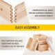 Bee Hive with 10 Medium &20 Deep Honeycomb Foundation Frames, Bee Box for Beekeeper Starter, Beekeeping Supplies Equipment Tool, Wood Complete Honey Bee Hives Kit, 3 Layer Bees House Box