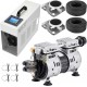 Pond Aerator for Large Ponds with -installation Water-resistant Cabinet & Touchscreen Displayer HMI Operation 3/4 HP Air Compressor Pump for Underwater Oxygen Circulation Silver