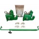 CAT#2 Green) w/Stabilizer Bar - Best Quick Hitch System On The Market – Flexible, Durable, and Affordable - Comes w/ 4 Pair of Lynch Pin Washers