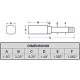 Pair of 5-Bolt On 4-1/2 Inch Hub Assembly (AKSQ-2200545) Includes (2) Square Shaft 1-1/16 Inch Straight Spindles & Bearings