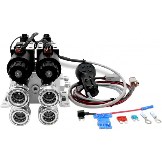 Electric Rear Remote Valve Kit for John Deere 1025R, 1026R, 1023E Tractors (Two Spool)