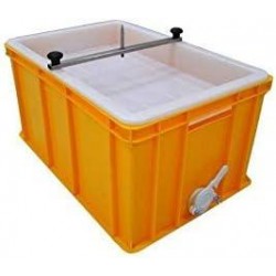 Honey Uncapping Tray with Spike, Filter & Honey Gate | ApiHex Beekeeping Equipment Honeybee Supply