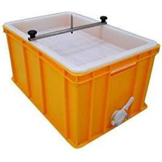 Honey Uncapping Tray with Spike, Filter & Honey Gate | ApiHex Beekeeping Equipment Honeybee Supply