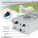 Rechargeable Goat Milking Machine 8L Goat Milker 304 Stainless Steel Milk Machine Battery Powered Pulsation Electric Vacuum Pump with 2 Teat Cups Bucket