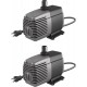 Active Aqua AAPW800 58-Watt Indoor and Outdoor Hydroponics Submersible Water Pump for 80-Reservoirs, 800gph Flow Rate, BPA- (2 Pack)