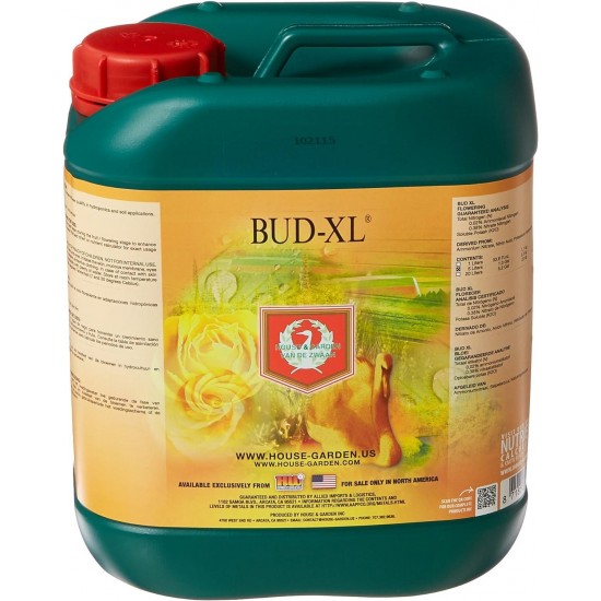 HGC749631 Bud-XL Hydroponic Nutrient Fertilizer, 5 L