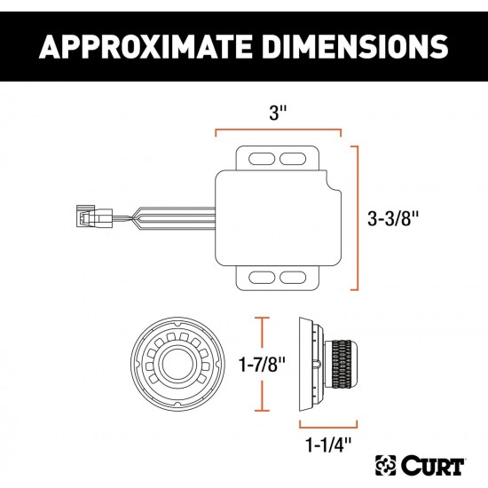 51170 Spectrum Original Equipment Style, Integrated Electric Trailer Brake Controller, Proportional