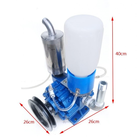 Cow Milking Machine, 250L/min Milking Vacuum Pump Cow Milker Vacuum Pump for Cow Milking Machine Milker Bucket Tank Barrel Vacuum Pump (Vacuum Pump)