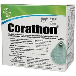 Corathon Insecticide Cattle Ear Tags 20 Count Box