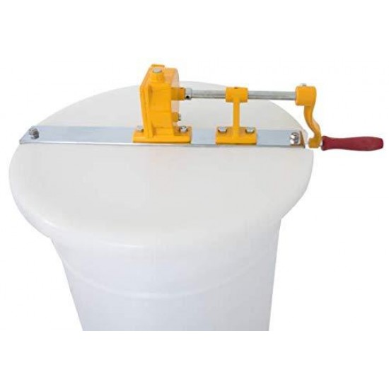 Manual Plastic Honey Extractor 2 Frame Langstroth Tangential Spinner Convenient Durable Simple & Economical