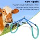 Cow Hip Lift,2204LB Adjustable Clamp OB Milking Birthing Lame,Cow Stand Support Stand Up Assist Device,Cattle Helper Dystocia Severe Typhoid Fever Fallen Postpartum Aid,Stainless Steel