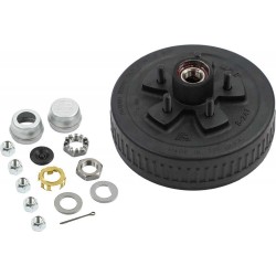 Pre-Greased Trailer Hub-Drum Kit 3.5K Axle 5-4.50 Bolt Center (K08-247-1G)