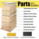 10-Frame Complete Bee Hives and Supplies Starter Kit, Beehives for Beginners with Beehive Frames and Waxed Foundations (2 Deep Bee Boxes & 2 Medium Super Bee Boxes)