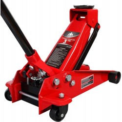 Floor Jack 3 Ton Capacity Fast Lift Service Jack Steel Heavy Duty Hydraulic Car Jack