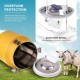 8L Goat Milking Machine Portable Rechargeable Goat Sheep Milker Electric Pulsation Vacuum Pump Milking Machine for Sheep Goat (Rechargeable)