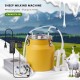 8L Goat Milking Machine Portable Rechargeable Goat Sheep Milker Electric Pulsation Vacuum Pump Milking Machine for Sheep Goat (Rechargeable)