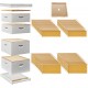 Beehive Kit Fully Assembled and Painted - 10 Frame Kit, 2 Deep Brood Boxes and 2 Medium Supers