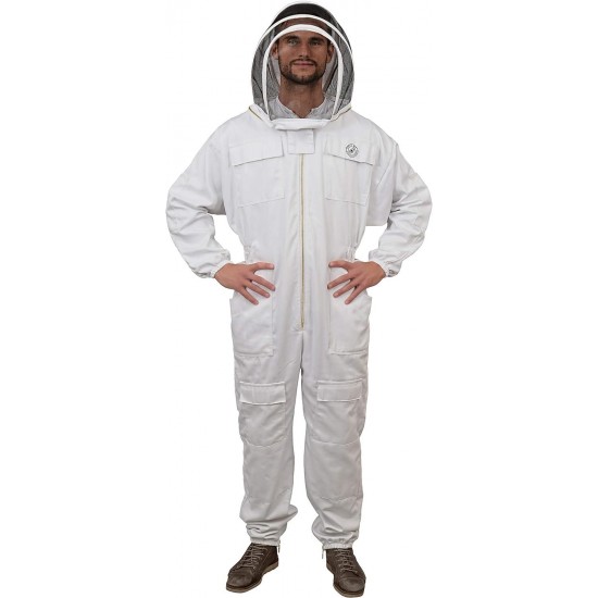 411 Polycotton Beekeeping Suit with Fencing Veil