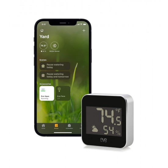 Aqua – Smart water controller for Apple Home app or Siri, irrigate automatically with schedules, remote access, no bridge, Bluetooth/Thread, HomeKit & Weather - Apple HomeKit Smart Home