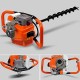 GDAE10 71CC Post Hole Digger 2-Stroke 2.4HP Gas Powered Auger Post Hole Digger,Earth Auger with 3 Drill Bits (4 6 & 8) for Farm Garden Plant