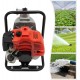 2-Stroke Petrol Engine Water Pump, 1.5 Gas Power Semi Trash Water Pump High Pressure Irrigation Transfer Pump, 8-10m³ /h Suitable for Gardens Ponds Fish Ponds