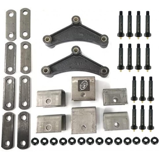 ty 3,500 lbs. Trailer Axle Suspension Kit Incl. Leaf Springs, Hanger & U-Bolt kit