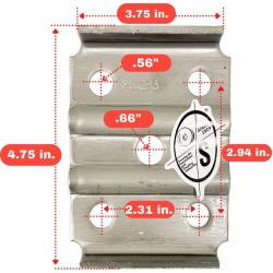 Greaseable 3,500 lbs. Trailer Axle Suspension Kit Incl. Leaf Springs, Shackle & U-Bolt kit