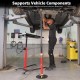 BESTOOL 1-Ton Underhoist Support Stand with Handle, Adjustable Height 30.7'' to 70.8'', Multi-Functional Topped Adapter, Easy Switching, Supporting Vehicle Components（US Patented）