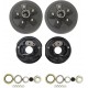 5 on 4.5 Trailer Hub Drum Kits with 10X2-1/4 Electric brakes for 3500 lbs axle (2 Hub + 2 Brake (L&R))