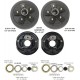 5 on 4.5 Trailer Hub Drum Kits with 10X2-1/4 Electric brakes for 3500 lbs axle (2 Hub + 2 Brake (L&R))