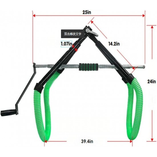 Cattle Standing Aid, Adjustable Hand-cranked Livestock Traction Support, Used for Dairy Farm Emergencies, Pregnancy, Typhoid Fever, Fever, and Support for Cattle That are Difficult to Stand