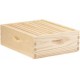 10 Frame Medium Honey Super Beehive Brood Body Wood Box (2 Pack)