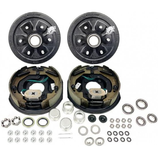 4,400 lbs. Trailer Axle Electric Brake Kit 6-5.5 Bolt Circle