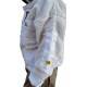 Beekeeping Ventilated Jacket Ultra Cool 3 Layers Mesh with 2 Hoods Fencing and Round Brim Hat(LARGE)