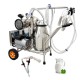 Electric Milking Machine 25L, Milker Machine 10-12 Cows per Hour, 110V 1440 RPM Milking Equipment, Cow Milking Machine Bucket Milker with 304 Stainless Steel Milk Bucket for Cows and Goat