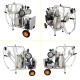 Electric Milking Machine 25L, Milker Machine 10-12 Cows per Hour, 110V 1440 RPM Milking Equipment, Cow Milking Machine Bucket Milker with 304 Stainless Steel Milk Bucket for Cows and Goat