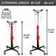 Sunex 6809A, Underhoist Support Stand, ¾ Ton Capacity & BIG RED TR4053 Torin Hydraulic Garage/Shop Telescoping Transmission Floor Jack: 1/2 Ton (1,000 lb) Capacity, Red