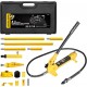 Yellow Jacket Porta Power Kit 4 Ton Hydraulic Auto Body Jack Ram Portable Frame Repair Tools Car Jack Kits Auto Shop Set with Blow Mold Carrying Storage Case