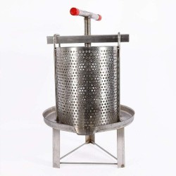 Manual Honey Press Wax Machine Stainless Steel Bee Honey Press Household Beekeeping Tool 304 Stainless Steel Presser Household Bee Honey Press (Vertical Stripe)