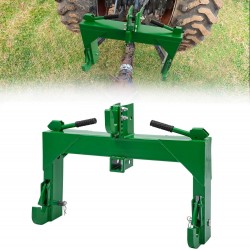 3 Point Quick Hitch fits Cat 1 & 2 Tractors 3-Pt Attachments with 2 Receiver Hitch 3000 LB Lifting Capacity