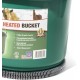 HB-60 9 Quart 2 Gallon Plastic Heated Bucket w/Metal Handle, Built in Thermostat, & Anti Chew Cord Protector, 60 Watt, Green (3 Pack)