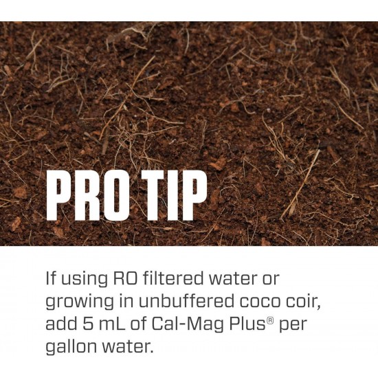 Cal-Mag Plus, A Calcium, Magnesium, And Iron Plant Supplement, Corrects Common Plant Deficiencies, Add To Water Or Use As A Spray, 2-0-0 NPK, 5 Gallon