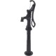 Vintage Hand Well Pump kit, Press Suction Manual Water Jet Pump Pitcher Water Pump with Heightening Base, Cast Iron Well Pump for Yard, Garden, Farm Irrigation