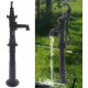 Vintage Hand Well Pump kit, Press Suction Manual Water Jet Pump Pitcher Water Pump with Heightening Base, Cast Iron Well Pump for Yard, Garden, Farm Irrigation