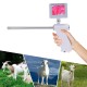 Goat Visual Insemination Kit Gun Adjustable 360° HD Screen Breeding Machine Device Professional Artificial Detector Formulate Mating Pregnancy Tools Goat Veterinary Farm Breeding Kit