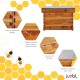 30 Pcs. Beekeeping Starter Set, 10-Frame Sheets Beeswax Coated Beehive for Beginners and Professionals, Comprehensive Tool Set, Introduction Booklet