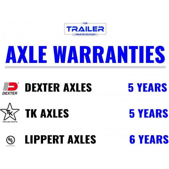 3500 lb TK Light Duty Single Axle Kit - 3.5K Capacity (Axle Series), 73/58 (5'0) / 5x4.5 Bolt Pattern