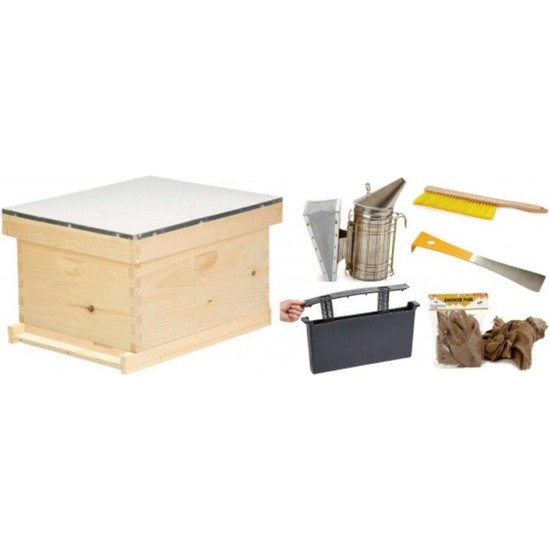 10-Frame Beginner Hive Kit - Little Giant - Beekeeping Starter kit for Beginners (Item No. BEGHIVEKIT)