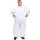 411P Big and Tall Polycotton Beekeeping Suit with Fencing Veil, 4XL, Arctic White